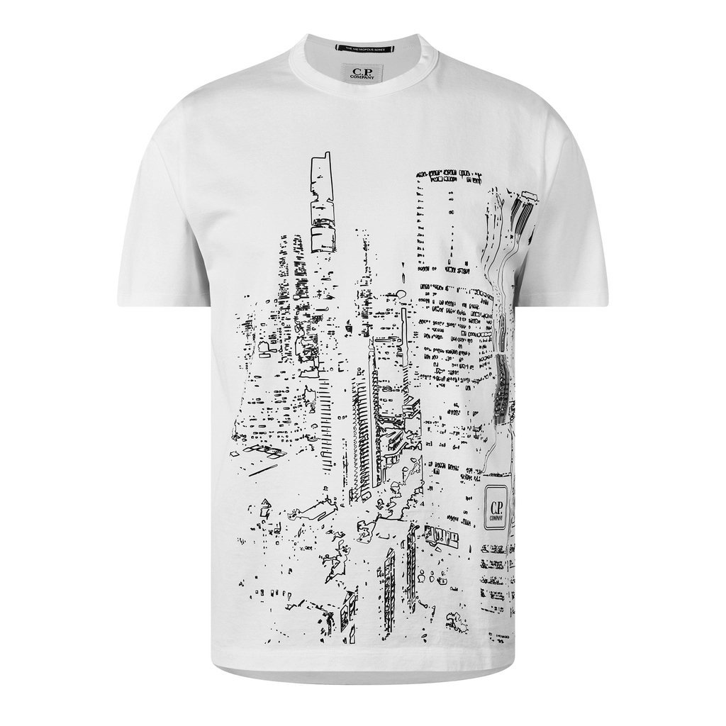 CP Company T-Shirts - Short Sleeve - Gauze White 103